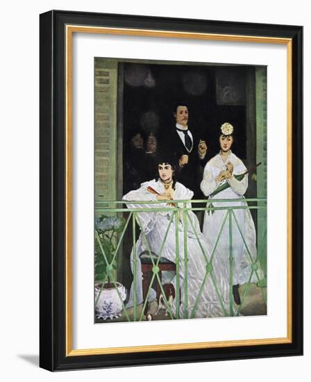 The Balcony, 1868-1869-Edouard Manet-Framed Giclee Print