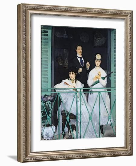 The Balcony, 1868-9-Edouard Manet-Framed Giclee Print