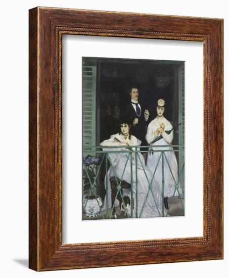 The Balcony, 1868-Edouard Manet-Framed Art Print