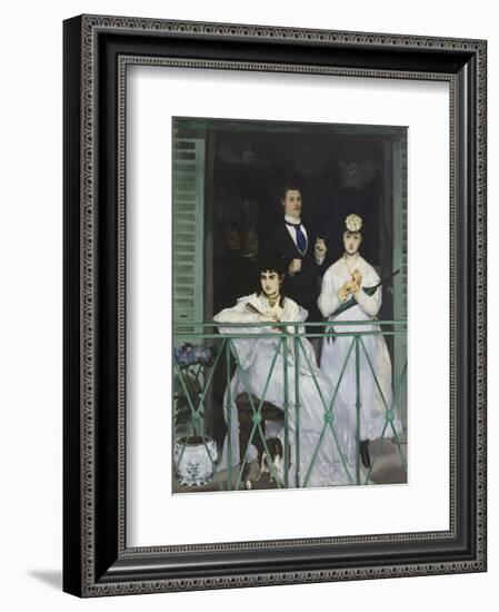 The Balcony, 1868-Edouard Manet-Framed Art Print