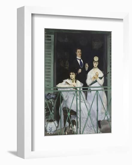 The Balcony, 1868-Edouard Manet-Framed Art Print