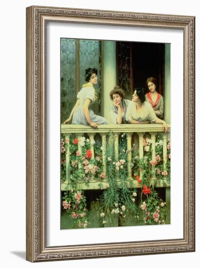 The Balcony, 1911-Eugen Von Blaas-Framed Giclee Print