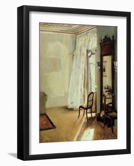 The Balcony Room, 1845-Adolph Friedrich von Menzel-Framed Giclee Print