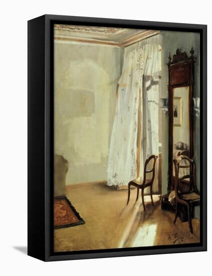 The Balcony Room, 1845-Adolph Friedrich von Menzel-Framed Premier Image Canvas