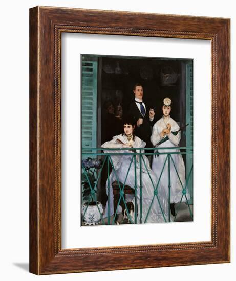 The Balcony-Edouard Manet-Framed Art Print