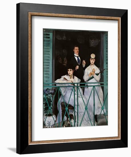 The Balcony-Edouard Manet-Framed Art Print