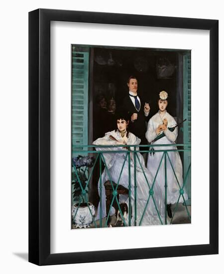 The Balcony-Edouard Manet-Framed Art Print