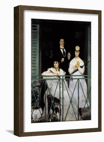 The Balcony-Edouard Manet-Framed Art Print