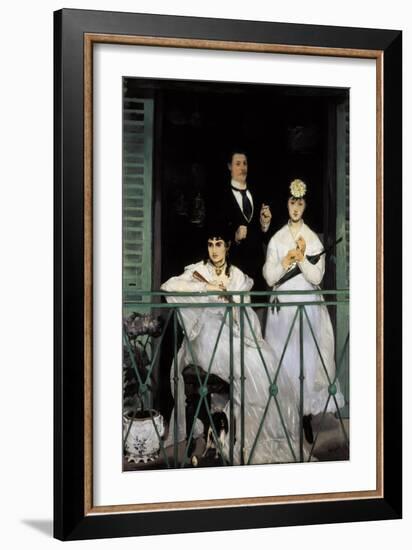 The Balcony-Edouard Manet-Framed Art Print