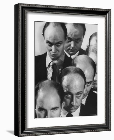 The Bald Heads of Relatively Young Men-Grey Villet-Framed Photographic Print