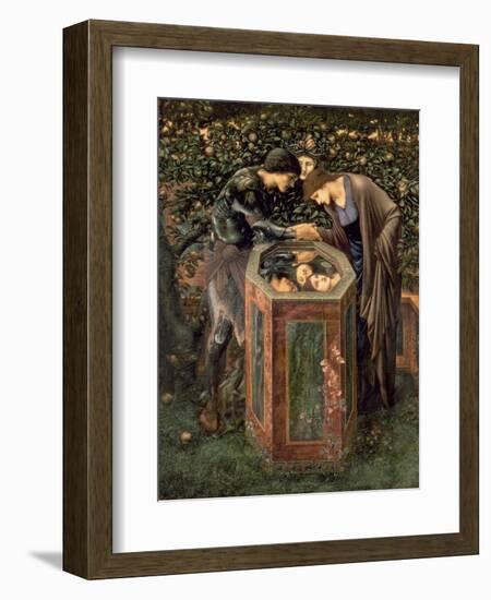 The Baleful Head, Illustration from William Morris' 'The Earthly Paradise'-Edward Burne-Jones-Framed Giclee Print