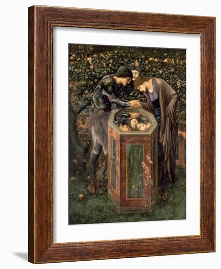 The Baleful Head, Illustration from William Morris' 'The Earthly Paradise'-Edward Burne-Jones-Framed Giclee Print