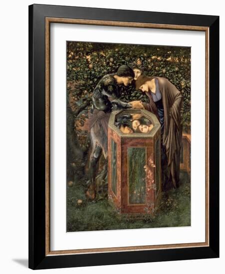 The Baleful Head, Illustration from William Morris' 'The Earthly Paradise'-Edward Burne-Jones-Framed Giclee Print