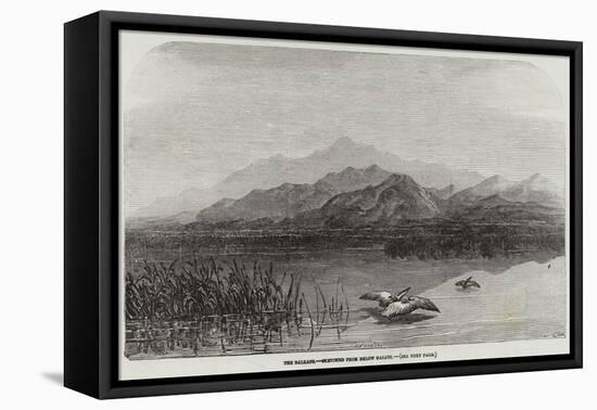 The Balkans, Sketched from Below Galatz-Samuel Read-Framed Premier Image Canvas