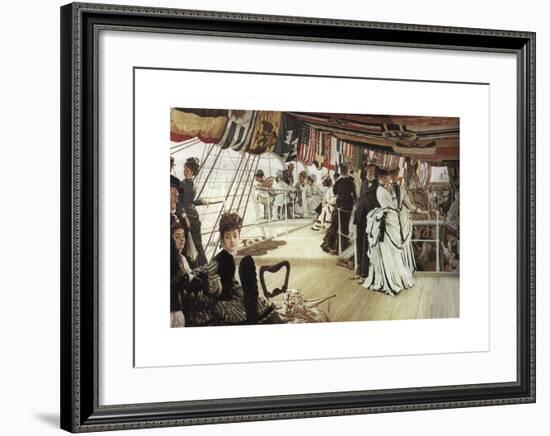 The Ball on Shipboard, c.1874-James Tissot-Framed Premium Giclee Print