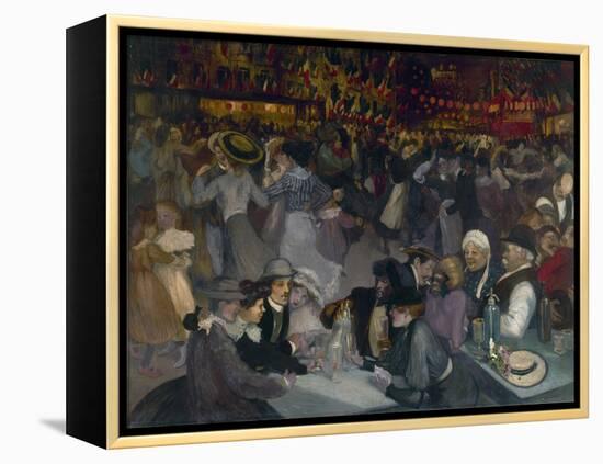 The Ball on the 14th of July-Théophile Alexandre Steinlen-Framed Premier Image Canvas