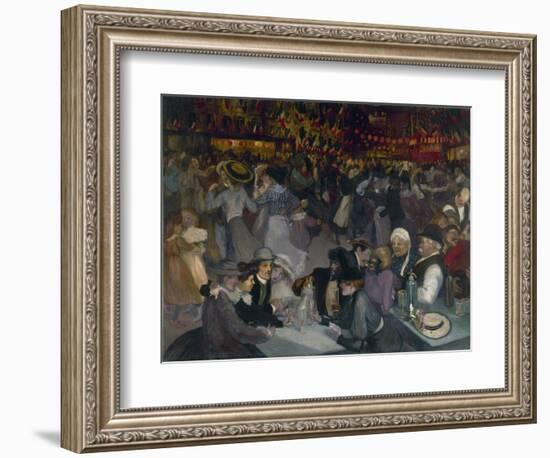 The Ball on the 14th of July-Théophile Alexandre Steinlen-Framed Giclee Print