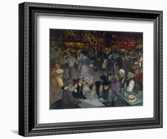 The Ball on the 14th of July-Théophile Alexandre Steinlen-Framed Giclee Print