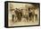 The Ball Team Composed Mostly of Glassworkers. Indiana, 1908 (Sepia Photo)-Lewis Wickes Hine-Framed Premier Image Canvas