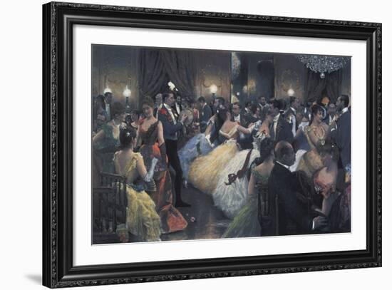 The Ball-Julius Stewart-Framed Giclee Print