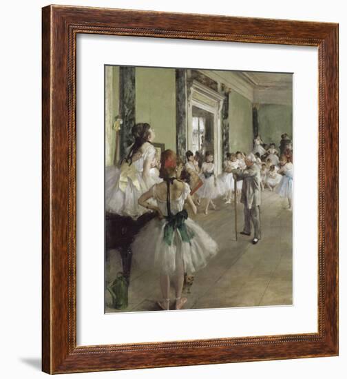 The Ballet Class, 1871-1874-Edgar Degas-Framed Premium Giclee Print