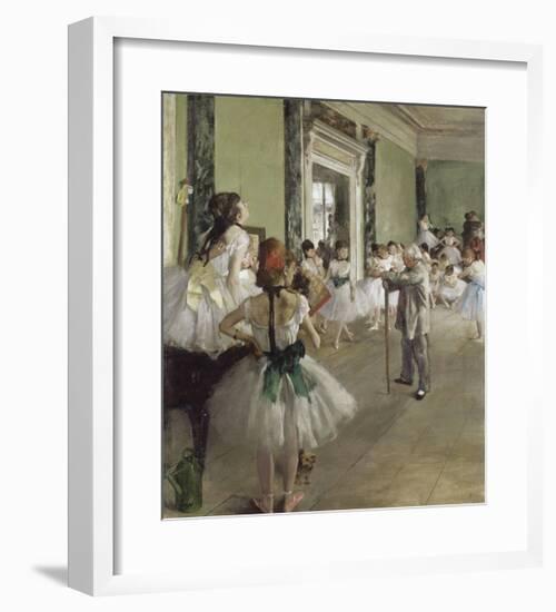 The Ballet Class, 1871-1874-Edgar Degas-Framed Premium Giclee Print