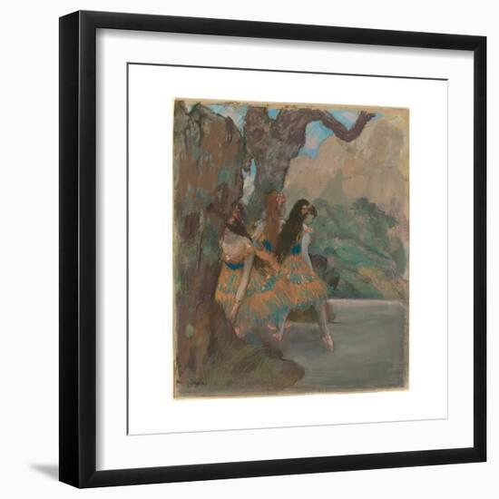 The Ballet Dancers, c.1877-Edgar Degas-Framed Giclee Print