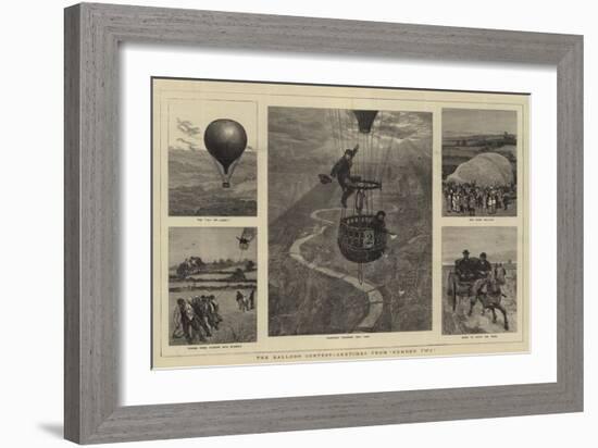 The Balloon Contest, Sketches from Number Two-William Lionel Wyllie-Framed Giclee Print