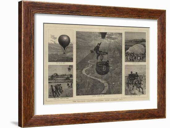 The Balloon Contest, Sketches from Number Two-William Lionel Wyllie-Framed Giclee Print