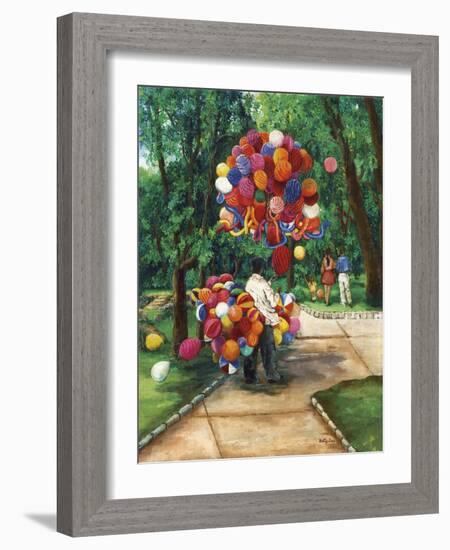 The Balloon Man-Betty Lou-Framed Giclee Print