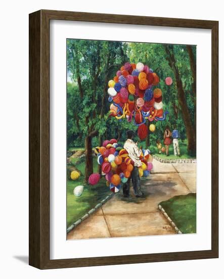 The Balloon Man-Betty Lou-Framed Giclee Print