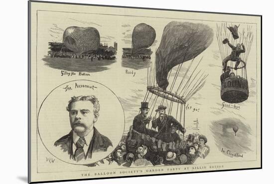 The Balloon Society's Garden Party at Lillie Bridge-William Lionel Wyllie-Mounted Giclee Print