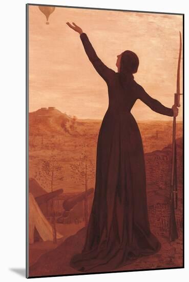 The Balloon-Pierre Puvis de Chavannes-Mounted Giclee Print