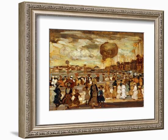 The Balloon-Maurice Brazil Prendergast-Framed Giclee Print