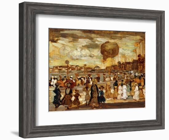 The Balloon-Maurice Brazil Prendergast-Framed Giclee Print