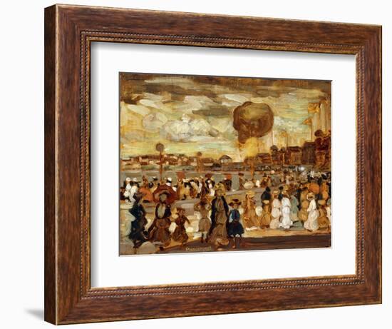 The Balloon-Maurice Brazil Prendergast-Framed Giclee Print