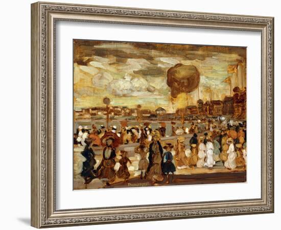 The Balloon-Maurice Brazil Prendergast-Framed Giclee Print