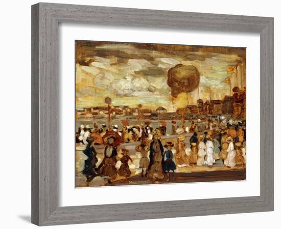 The Balloon-Maurice Brazil Prendergast-Framed Giclee Print