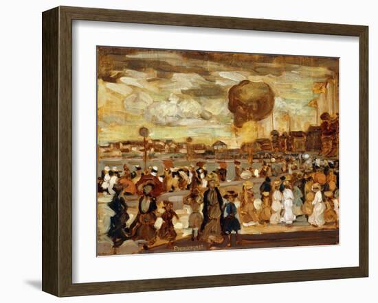 The Balloon-Maurice Brazil Prendergast-Framed Giclee Print