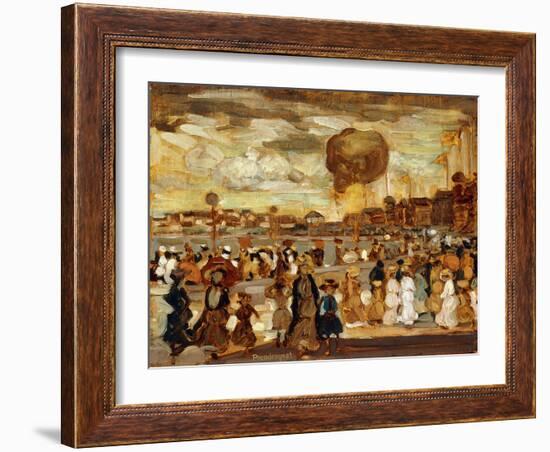 The Balloon-Maurice Brazil Prendergast-Framed Giclee Print