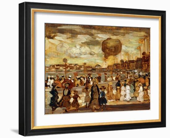 The Balloon-Maurice Brazil Prendergast-Framed Giclee Print