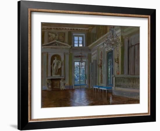 The Ballroom of the Lazienki Palace-Stanislav Yulianovich Zhukovsky-Framed Giclee Print