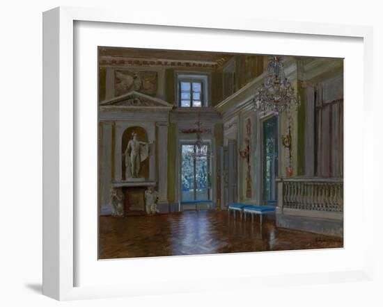 The Ballroom of the Lazienki Palace-Stanislav Yulianovich Zhukovsky-Framed Giclee Print