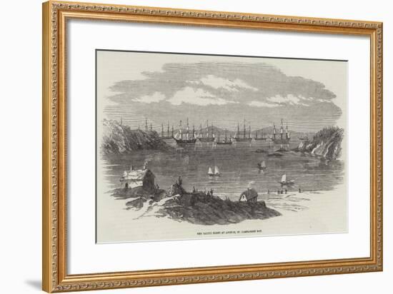 The Baltic Fleet at Anchor, in Elgsnabben Bay-null-Framed Giclee Print