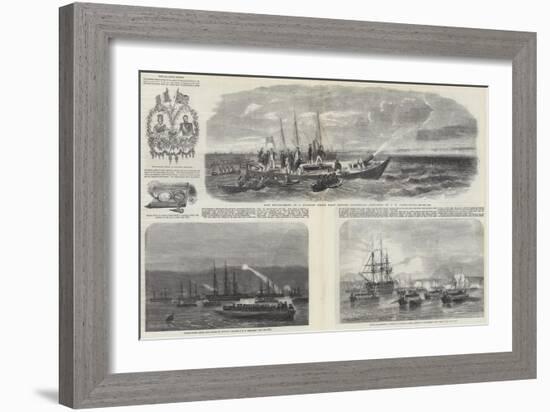 The Baltic Fleet-John Wilson Carmichael-Framed Giclee Print