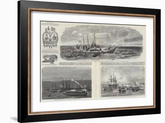 The Baltic Fleet-John Wilson Carmichael-Framed Giclee Print