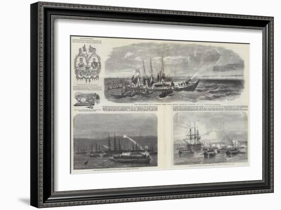 The Baltic Fleet-John Wilson Carmichael-Framed Giclee Print