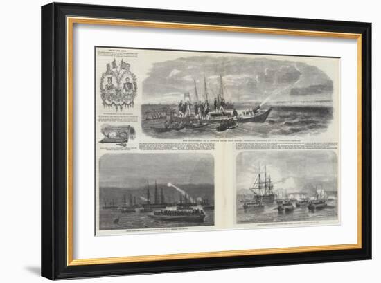 The Baltic Fleet-John Wilson Carmichael-Framed Giclee Print