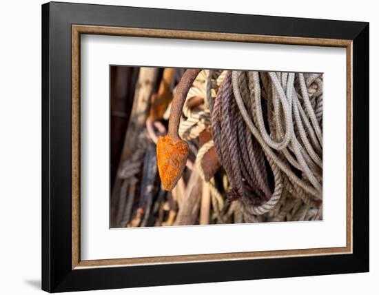 The Baltic Sea, Fishing, Ropes and Hooks-Catharina Lux-Framed Photographic Print