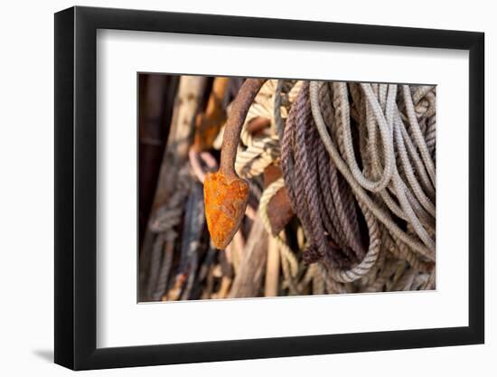 The Baltic Sea, Fishing, Ropes and Hooks-Catharina Lux-Framed Photographic Print